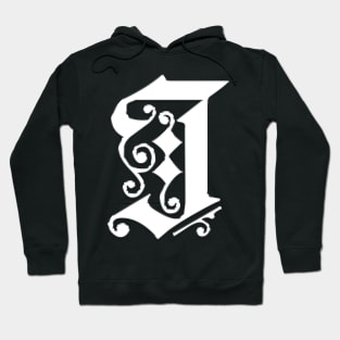 Silver Letter I Hoodie